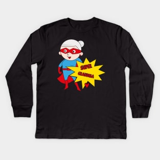 Super grandma 1 Kids Long Sleeve T-Shirt